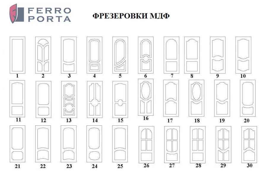 Вариант отделки металлических дверей №1